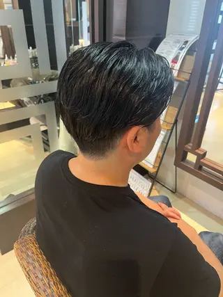 パーマ メンズ 岩上 充希のヘアスタイル