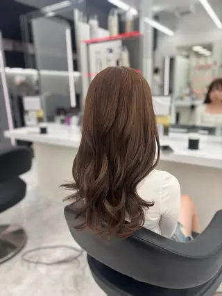 ロング カラー 🤍レイヤー/顔周り /hirari🤍のヘアスタイル