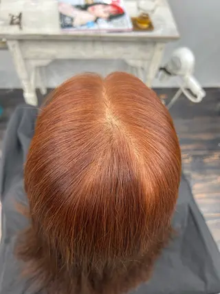 ミディアム カラー レイヤー ハイトーン 暖色⭐︎KANAKOのヘアスタイル