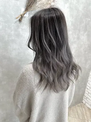 セミロング カラー ヘアアレンジ hiar make ROSEL所属・ROSEL末吉 海渡のヘアスタイル