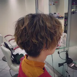 ショート ヘアアレンジ メンズ 🐺一ノ瀬 凌 / デザインウルフ🐺のヘアスタイル