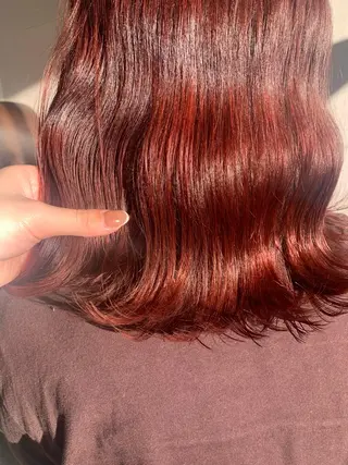 ミディアム カラー ハイトーン/レイヤー 💜Akaneのヘアスタイル