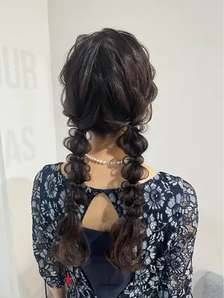 ロング ヘアアレンジ Dityca...tia所属・りん/ 無料ヘアセットのヘアスタイル