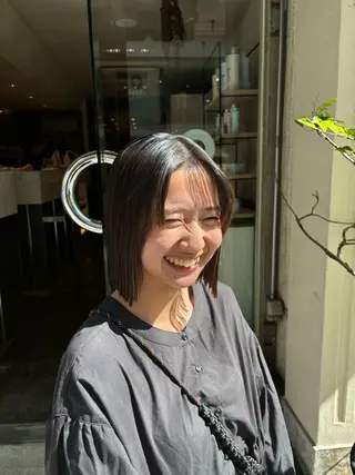 ショート 水原波津輝/ボブ /ニュアンスパーマのヘアスタイル