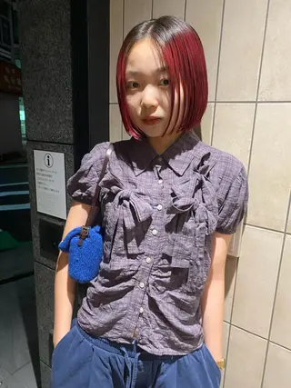 ショート 室谷 侑奈のヘアスタイル