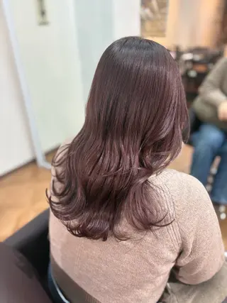 セミロング カラー 🍒Ayana🍒 艶カラー🍒のヘアスタイル