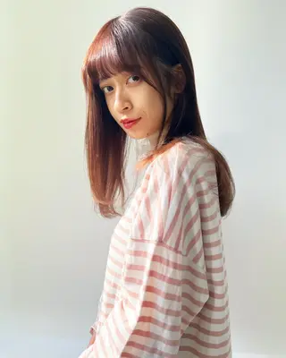 セミロング 🌿MASATO 🌿韓国ヘアのヘアスタイル