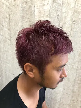 ショート カラー メンズ hair salon Ame(エイム)所属・熊井 達也のヘアスタイル