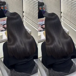 ロング 新宿No.1艶髪矯正 美艶カラー/FUKAのヘアスタイル