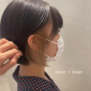 ショート カラー インナーカラー☆ 香西茉奈のヘアスタイル