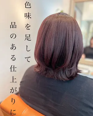カラー ナチュラルオーブン大村店所属・ナチュラルオーブン 大村店🍀深松孝枝のヘアスタイル