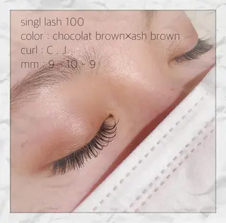 ショート カラー パーマ ネイル マツエク・マツパ Ray+beauty 中央橋店 岩永のマツエク・マツパデザイン