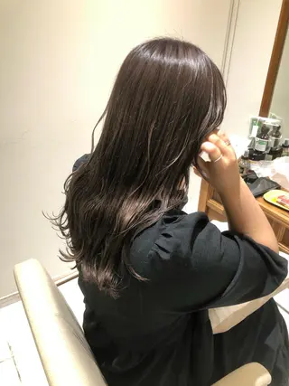 セミロング カラー レイヤー/お顔まわり 暖色カラー🍑Amiのその他イメージ