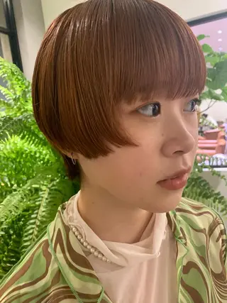 ショート なかの りなのヘアスタイル