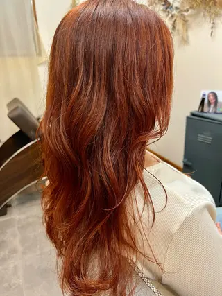 ロング カラー hair works raptureのヘアスタイル