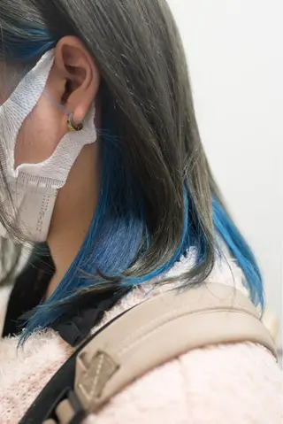 ミディアム カラー 千葉 慎也のヘアスタイル