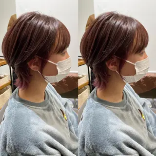 ミディアム 細沼 葵のヘアスタイル