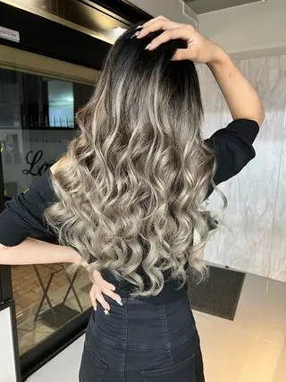ロング カラー Lapis 池袋店所属・MASHIRO 🩵Lapis池袋店のヘアスタイル