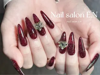 ネイル E.N🦋 長さ出し/持ち込みのネイルデザイン
