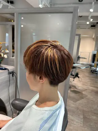 ショート カラー hair＆make CIEL所属・武井 哉子のヘアスタイル