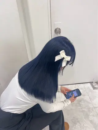 ロング カラー 韓国風透明感 カラー koumiのヘアスタイル