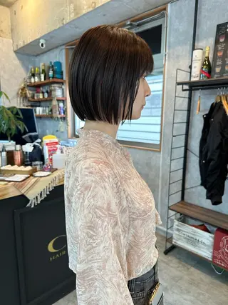 ショート C’LD hair  produce /シールドヘア所属・モテ髪/ボブ/ショー ト/アダチフウトのヘアスタイル