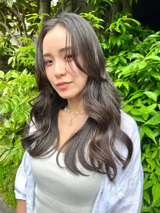 カラー ヘアアレンジ レイヤー/透明感 🍃鈴木裕介のヘアスタイル