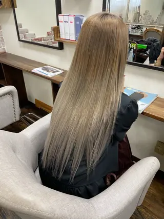ロング プルエクステ/ カラー🎀🎀ミレイのヘアスタイル
