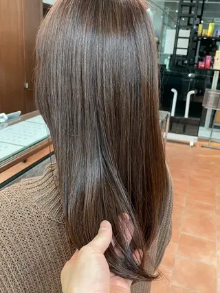 ミディアム カラー MAISON des M.SLASH所属・韓国風レイヤー/ 艶カラー竹内貫のヘアスタイル