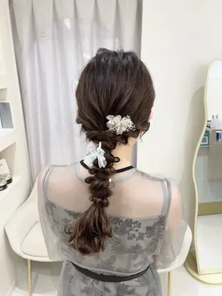 ヘアアレンジ 東梅田エリアカラー ヘアセットNo. 1のヘアスタイル