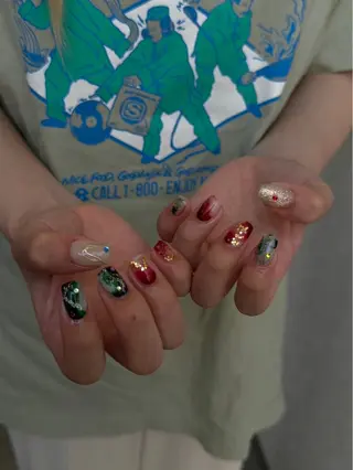 ネイル GRANDE大須 Cecil💜のネイルデザイン