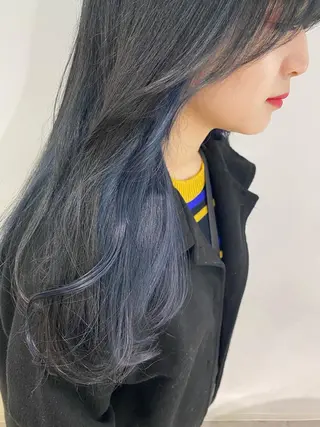 ロング カラー scene.池袋所属・scene. haraのヘアスタイル