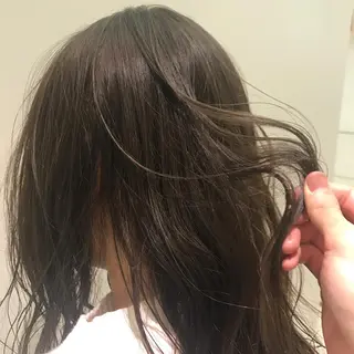 ロング カラー MASHU所属・鳥越 一希のヘアスタイル