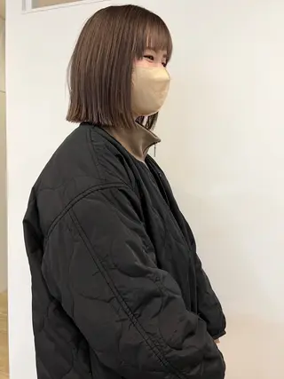 ミディアム カラー kakeru パーマ特化美容師のヘアスタイル