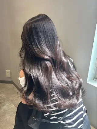 ロング カラー Lien by kiitos所属・韓国ヘア×レイヤー カット/上田丈也のヘアスタイル