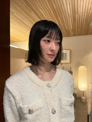 ショート カラー ボブ/レイヤーカット ✂︎ AYUMIのヘアスタイル