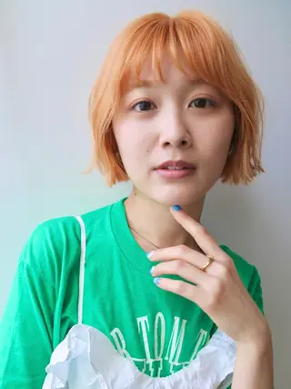 ショート カラー 増渕 駿介のヘアスタイル