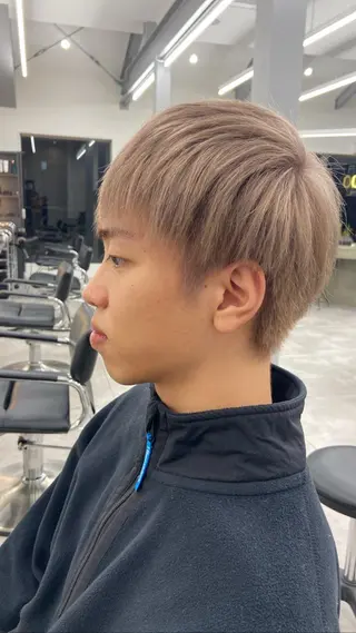 カラー メンズ 福田 文太のヘアスタイル