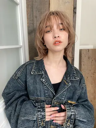 ミディアム カラー Kouta/似合わせ /パーマ/カラーのヘアスタイル