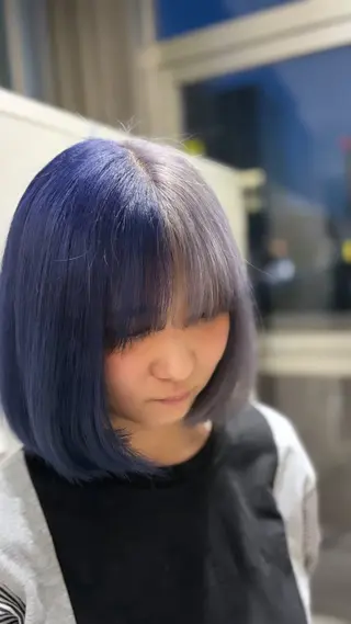 セミロング 韓国風レイヤーカット 💕髪質改善💫拓海のヘアスタイル