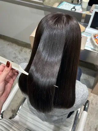 セミロング La fith hair luxe 門前仲町店所属・透明感/暖色カラー 💖【Misaki】のヘアスタイル