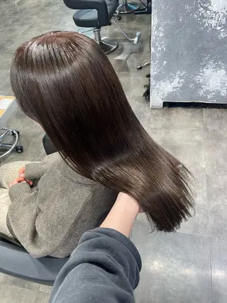 ロング 🤍ベージュ/透明感 韓国ヘア/まりん🤍のヘアスタイル