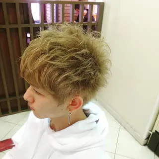 ショート ヘアアレンジ メンズ 🐺一ノ瀬 凌 / デザインウルフ🐺のヘアスタイル