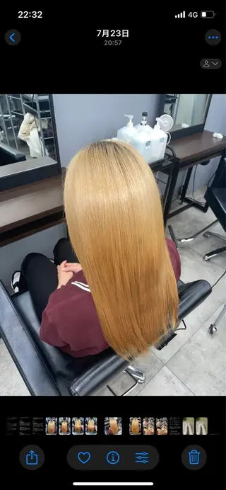ロング 艶髪／トリートメント ⭐️KIRARI⭐️のヘアスタイル