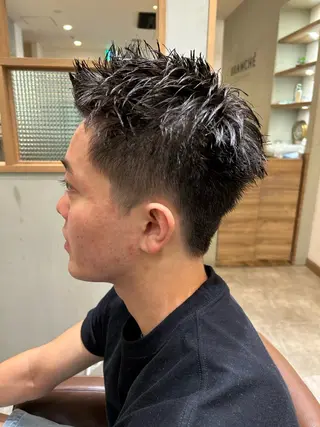 ショート メンズ 穐山 翔也のヘアスタイル