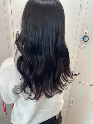 ロング カラー 垢抜け/レイヤー/ ハイトーン/アスナのヘアスタイル