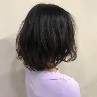 ショート パーマ 縮毛矯正専門店店長 佐々木動画モデル募集のヘアスタイル