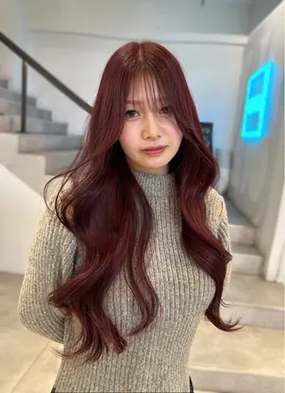 ロング カラー 🎀韓国レイヤー特化 🎀ベージュ/ミクのヘアスタイル