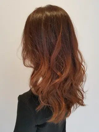 ロング カラー 髪質改善/ハイライト 小林秀樹のヘアスタイル