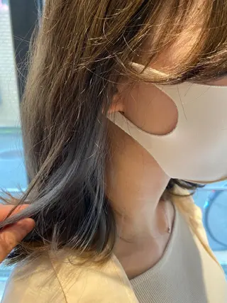 ミディアム カラー newi京橋 【sachi】のヘアスタイル